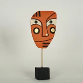 Crearthome Dekoratif Turuncu Kera Biblo 23x11 cm AK.EVD0181 - 1