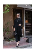 Oval Etekli Tunik - Badem - 8