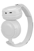 Hytech Hy-xbk33 Beyaz Batty Tf Kart Özellikli Bluetooth V 5.0 Katlanabilir Kulak Üstü Kulaklık HY-XBK33 - 3