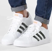adidas Grand Court 2.0 K beyaz unısex tenis Ayakkabısı IF2884 - 1