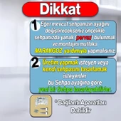 Mobilya Beyaz Krom Renk Plastik Sehpa Ayağı 45 cm Elit Ayak Zigon Ayak Mutfak Yemek Masası 4 Adet - 2