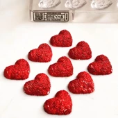 Polikarbon Kalp Pralin Çikolata Kalıbı 12.2 gr | Cm-3004 thumbnail 2