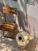 Ahşap Doğal Kütük Yan Sehpa Tabure Komidin Saksılık - 4