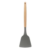 SİLİKON SERVİS SPATULASI AHŞAP SAP (ASP-12) - 1