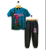 Triliya - Erkek Çocuk İkili Takım - Örümcek Adam Baskılı T-Shirt ve Eşofman Altı 3-11 Yaş - 11