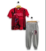 Triliya - Erkek Çocuk İkili Takım - Örümcek Adam Baskılı T-Shirt ve Eşofman Altı 3-11 Yaş - 5
