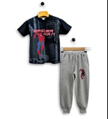 Triliya - Erkek Çocuk İkili Takım - Örümcek Adam Baskılı T-Shirt ve Eşofman Altı 3-11 Yaş - 7