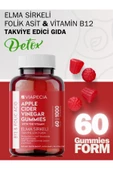 VİAPECİA Elma Sirkeli B12 & Folik Asit Gummy 60 Adet Jelatinsiz Glütensiz Vegan ve Gdo'suz - 1
