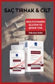 VİAPECİA Saç Cilt Tırnak Koruma Için Vitamin Takviye Edici Gıda 60 Tablet Çinko Selenyum & Folikasit - 3