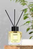 VİADERMA Kare Şişe Sandal Ağacı Bambu Çubuklu Oda Kokusu 100 ml - 2