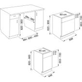 Franke FDWS 614 D8P DOS E 8 Programlı Ankastre Bulaşık Makinesi - 2