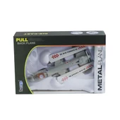 HW777-19B Metal Çek Bırak Uçak -Canem Oyuncak - 1