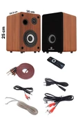 Maxword RM-400BRW Aktif Stüdyo Referans Monitörü 4 İNÇ ÇİFT Bluetooth USB 140 Watt - 2