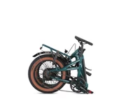 Kron Loop Coaster 20" Jant Fat Bike 7 Vites Elektrikli Katlanır Bisiklet Yeşil Gri - 2
