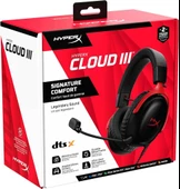 HyperX Cloud III 7.1 727A9AA Kablolu Mikrofonlu Kulak Üstü Oyuncu Kulaklığı - 4