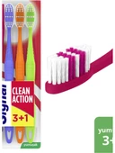 Signal Clean Action 3+1 Yumuşak Diş Fırçası Manuel Diş Fırçası - 2