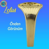 Mobilya Yükseltici Kanepe Sehpa TV Ünitesi Koltuk Ayağı 19 cm Gold Altın Baza Ayak thumbnail 3