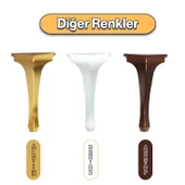 Lukens Plastik Sehpa Ayağı 40 cm Mobilya Ayak Ahşap Desenli Renk Mutfak Yemek Masası Ayak 1 Adet - 5