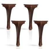 Lukens Plastik Sehpa Ayağı 4 Adet Ahşap Desenli Renk 40 cm Mobilya Zigon Orta Sehpası Ayak thumbnail 6