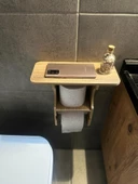 ElisGiftstore Banyo Tuvalet Kağıtlığı Tuvalet Kağıtlık Askısı Tuvalet Rafı Yedek kağıtlık EH025 - 2