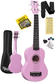 Midex UKX-233PU Lila Concert Ukulele (Askı Çanta Metod Pena) - 1