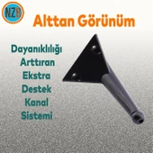 Mobilya Yükseltici Kanepe Sehpa TV Ünitesi Koltuk Ayağı Ayakları 14 cm Plastik Siyah Renk Baza Ayak thumbnail 5