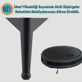 Mobilya Yükseltici Kanepe Sehpa TV Ünitesi Koltuk Ayağı Ayakları 14 cm Plastik Siyah Renk Baza Ayak thumbnail 4