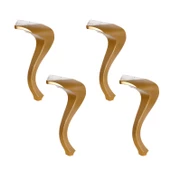 Altın Yaldız Renk 40 cm Plastik Sehpa Ayağı Lukens Mobilya Zigon Çay Orta Sehpası Ayak 4 Adet - 6