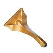 Altın Yaldız Renk 40 cm Plastik Sehpa Ayağı Lukens Mobilya Zigon Çay Orta Sehpası Ayak 4 Adet - 7