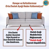 Mobilya Yükseltici Kanepe Sehpa TV Ünitesi Koltuk Ayağı 20 cm Siyah Baza Ayak thumbnail 3