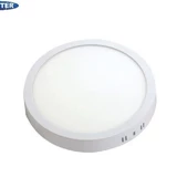 Zhltools 18 Watt Sıva Üstü Yuvarlak Led Panel Beyaz Kasa Gün Işığı Renk 1620 Lümen - 1