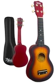 Midex UKX-901SB Sunburs Soprano Ukulele (Askı Çanta Metod Pena) - 2