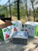 Premium Hindistan Cevizli Nagile Kömürü Uzun Süre Yanan Pratik Kömür 26mm 1kg - 1