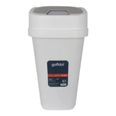 Gondol Sabrina Kapaklı Çöp Kovası, Plastik 10 Lt Kombin Renkli - 2