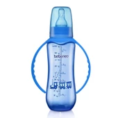 Bebeneo Renkli Kulplu PP Biberon 230 ml - 1