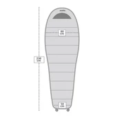 Evolite Alfa Pro Uyku Tulumu Kırmızı XY-154-K - 5