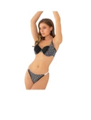 DoReMi Violet Push-Up Dolgulu Dantel Detaylı Sütyen Takım - 1