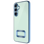 Samsung Galaxy S24 Kılıf Kamera Korumalı Logo Gösteren Omega Kapak - 4