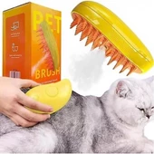 Buharlı Kedi Köpek Tarağı Şarzjlı Tuşlu Evcil Hayvan Fırçası Kedi Köpek Tüy Kıl Toplama Tarağı - 3