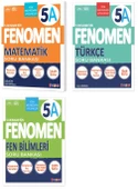 Fenomen Okul 2025 5. Sınıf Matematik + Türkçe + Fen A Serisi Soru Seti 3 Kitap Güncel Müfredat - 1
