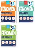 Fenomen Okul 2025 5. Sınıf Matematik + Paragraf + Fen A Serisi Soru Seti 3 Kitap Güncel Müfredat - 1