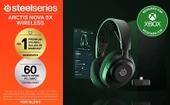 SteelSeries Arctis Nova 5X Wireless ve Bluetooth Xbox ve PC Kablosuz Oyuncu Kulaklığı - Siyah - 5
