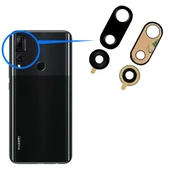 Huawei Y9 Prime 2019 Arka Kamera Camı (Çıtasız Sadece Cam) - 1