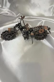 Motor Metal El Yapımı Biblo Motosiklet Klasik Bilyalı Motor thumbnail 5