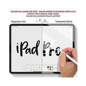 Apple İpad 3 A1389 Ekran Koruyucu Paperlike Apple Pencil Uyumlu - 1