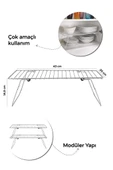 Mithra Life Metal Dolap İçi Düzenleyici Katlanabilir Raf MIT1098 - 5