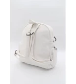 Monalisa Home Kadın Çok Bölmeli Yıkama Deri Sırt Çanta thumbnail 3