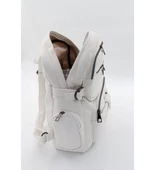 Monalisa Home Kadın Çok Bölmeli Yıkama Deri Sırt Çanta thumbnail 2