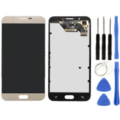 TE Samsung A8 2016 A810F Uyumlu OLED Lcd Ekran Gold - 1