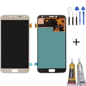 TE Samsung J4 J400 Uyumlu Lcd Ekran Servis Gold + Montaj Kiti - 1